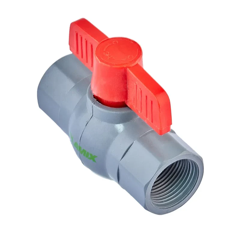 Кран кульовий 3/4" FF PVC Plamix PVF-3/4" чорний