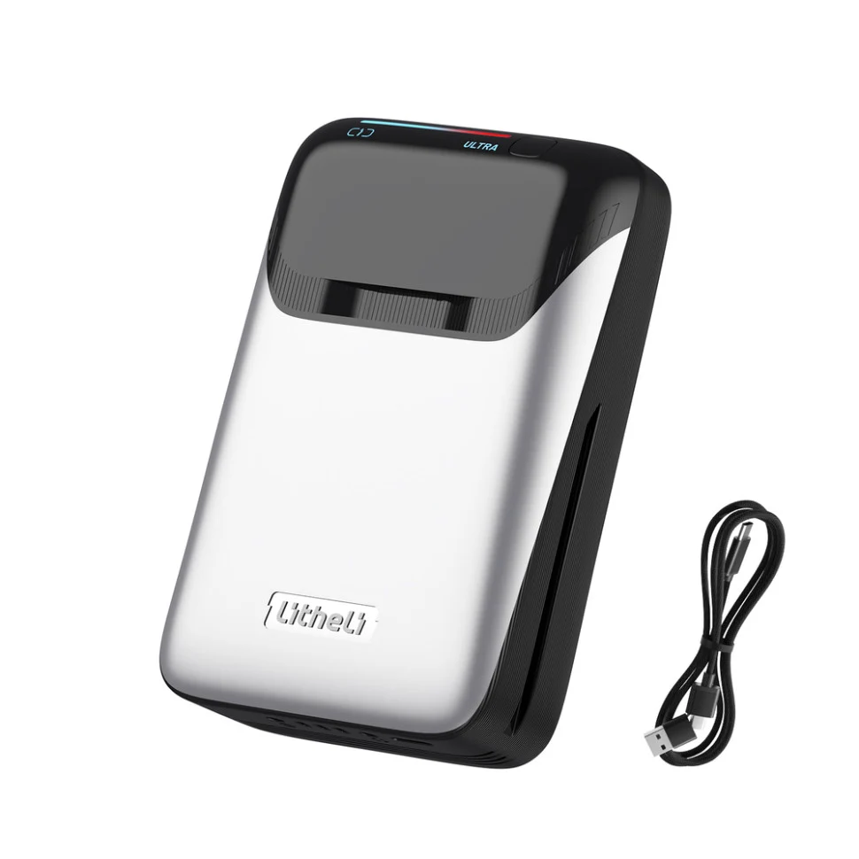 Павербанк Litheli U20BY04B 20000 мА·год 45 Вт USB-C ABS 127,5х81,9х39,5 мм чорний