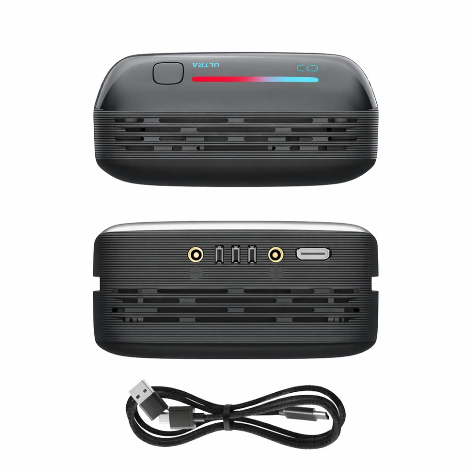 Павербанк Litheli U20BY04B 20000 мА·год 45 Вт USB-C ABS 127,5х81,9х39,5 мм чорний