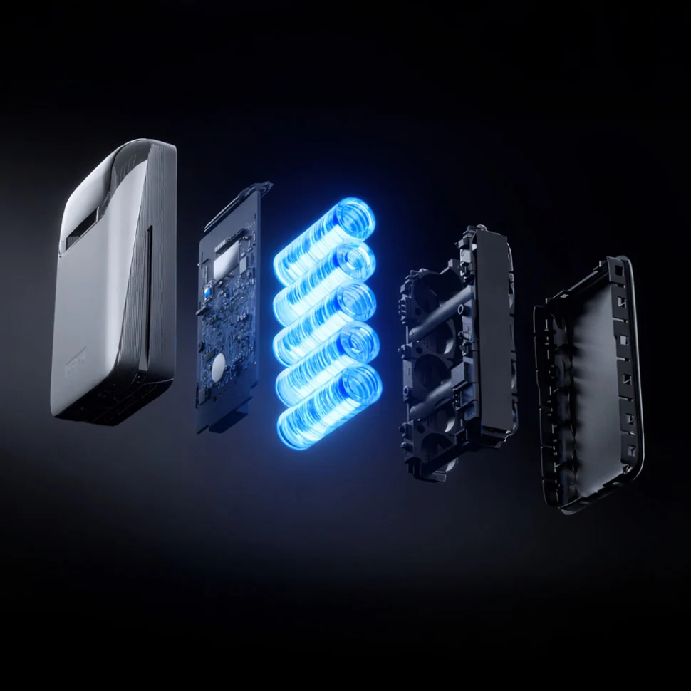 Павербанк Litheli U20BY04B 20000 мА·год 45 Вт USB-C ABS 127,5х81,9х39,5 мм чорний