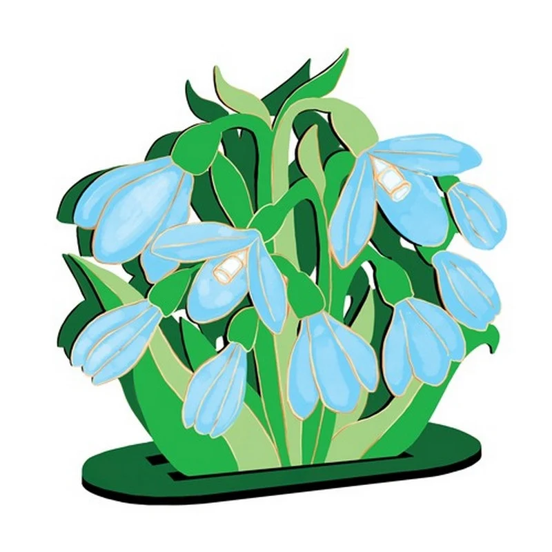 Детский набор для творчества Snowdrops 3 мм МДФ 1 шт