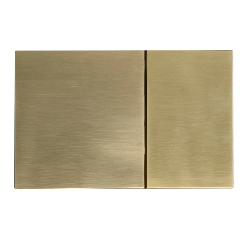 Панель змиву Koer KT-0610-12 240x160x32 мм пластикова матове золото