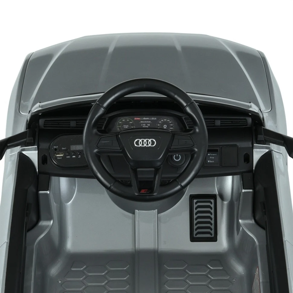 Детский электромобиль Audi SQ8 M 5899EBLRS-11 до 30 кг экокожа 98x50x45 см