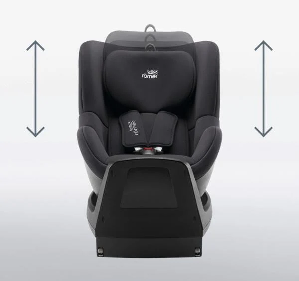 Автокрісло Britax-Romer Dualfix Plus 0+/1 ISOFIX обертання 360° текстиль темно-сірий