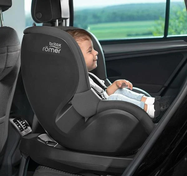Автокрісло Britax-Romer Dualfix Plus 0+/1 ISOFIX обертання 360° текстиль темно-сірий