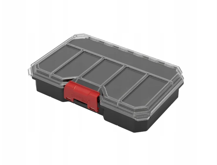 Органайзер Qbrick System Regular Compact M 220x145x47 мм пластик чорний 6 секцій