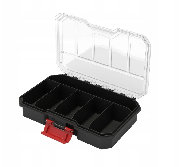 Органайзер Qbrick System Regular Compact M 220x145x47 мм пластик чорний 6 секцій