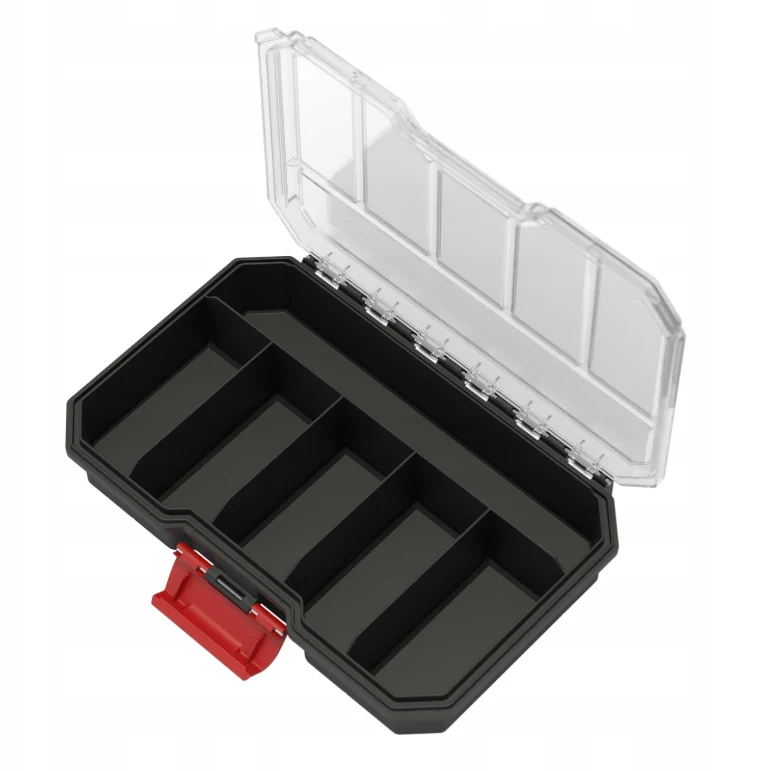 Органайзер Qbrick System Regular Compact M 220x145x47 мм пластик чорний 6 секцій