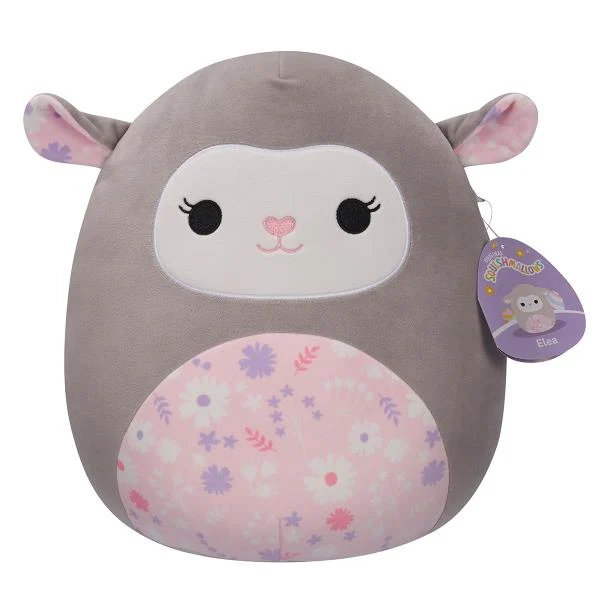 М'яка іграшка Squishmallows Ягня 30 см Плюш Сірий