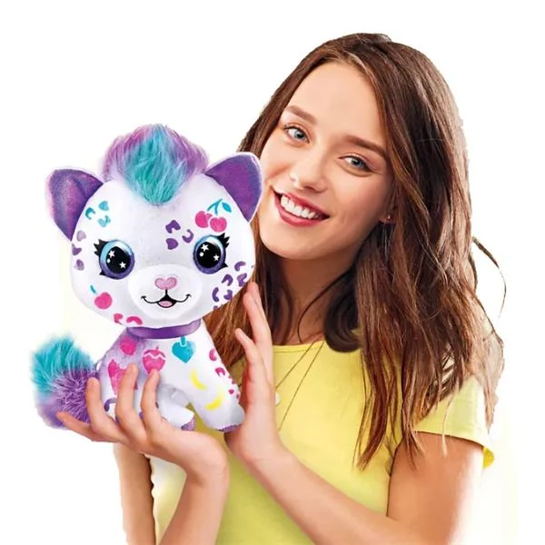 Набір для творчості Airbrush Plush Кошеня OFG272/1 1 м’яка іграшка 1 аерограф 4 маркери різнобарвний
