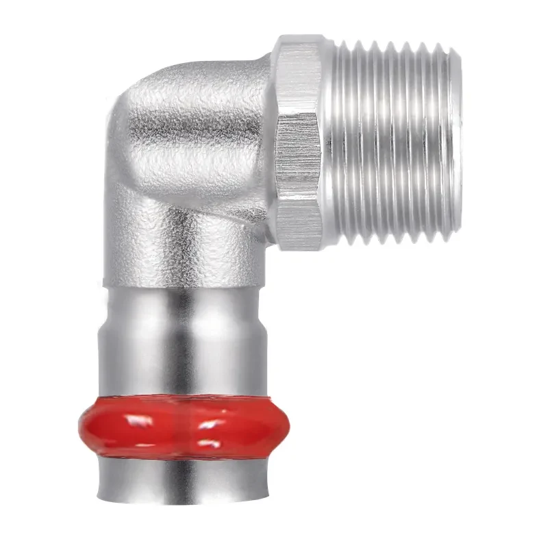 Коліно 90° Koer KQ.L2206M 22x1/2" AISI 304 для водопроводу