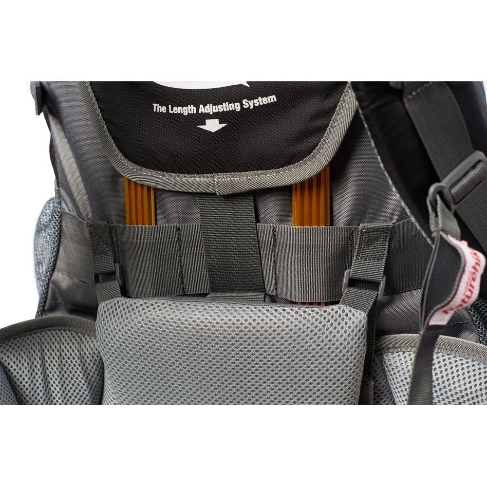 Рюкзак туристичний Naturehike NH70B070-B 70 л поліестер 75х27х33 см чорно-сірий