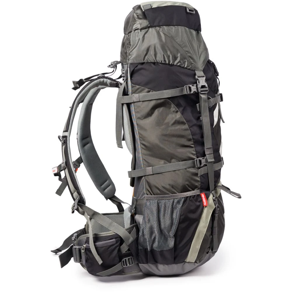 Рюкзак туристичний Naturehike NH70B070-B 70 л поліестер 75х27х33 см чорно-сірий