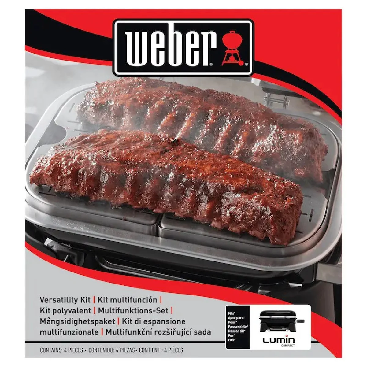 Універсальний комплект для приготування Weber Lumin Compact 6,6x21,5x28 см нержавіюча сталь