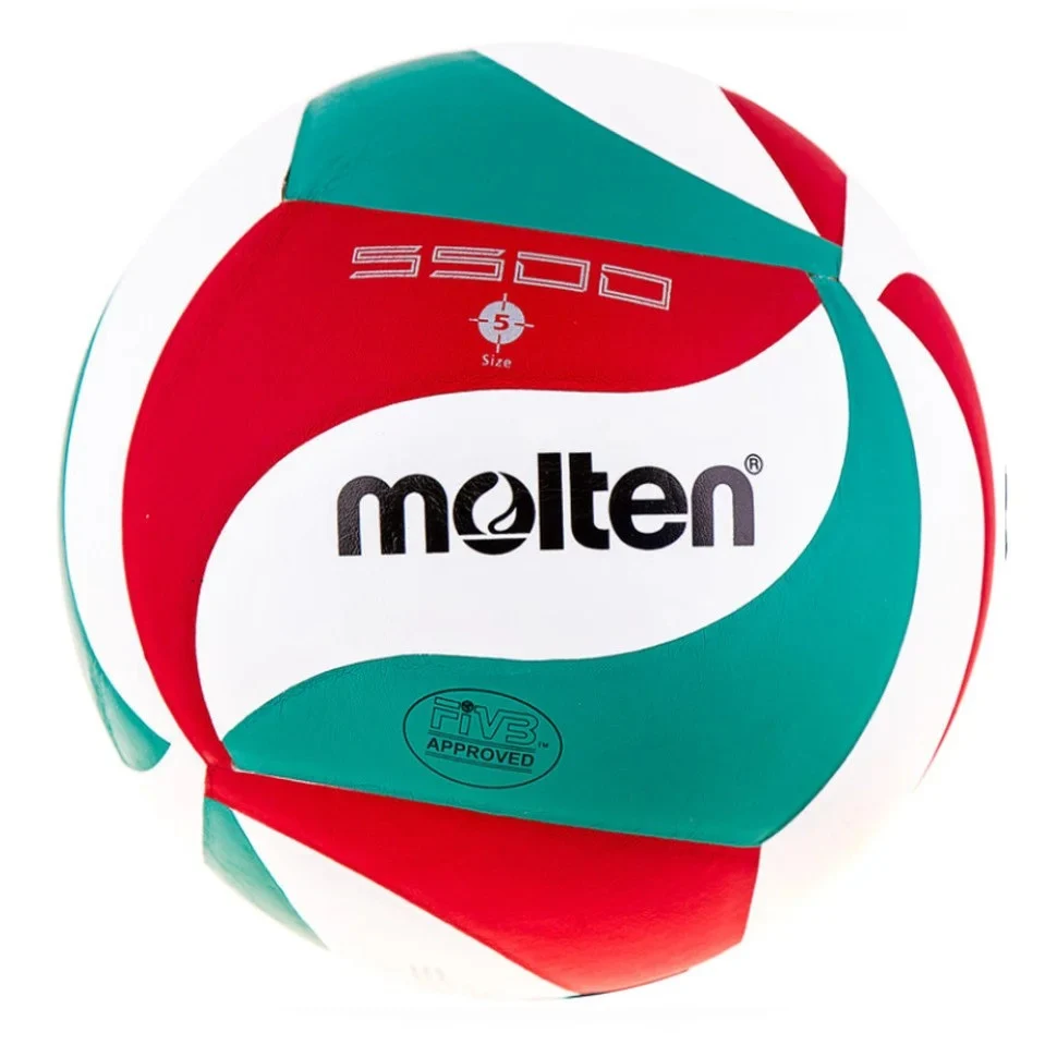 Волейбольний м'яч Molten 5500 NE-V-MLT5 №5 бутил Multicolor