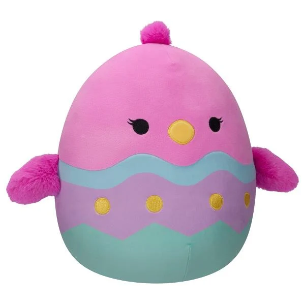 М'яка іграшка Пташеня Squishmallows 30 см Плюш Різнобарвний