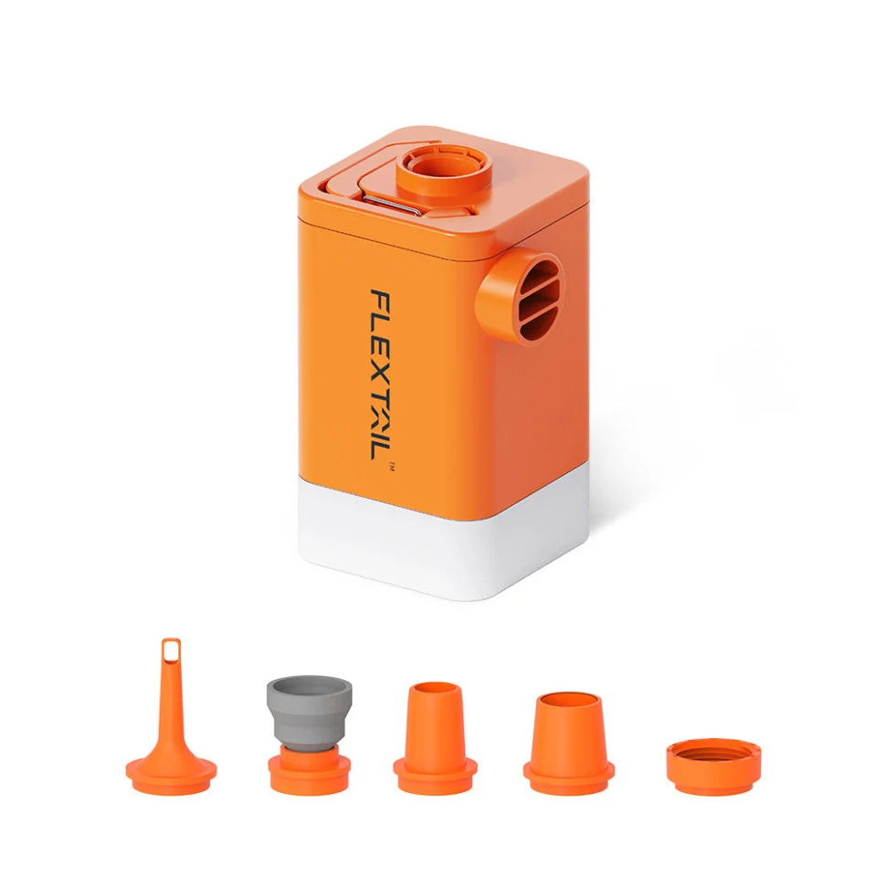 Насос-фонарь 4 в 1 Flextail Max Pump 2 Plus 500 лм ABS-пластик 5,5х5х9 см оранжевый