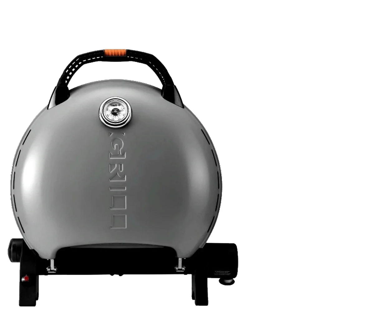 Портативний газовий гриль O-Grill 600T 58,5x21,5x56,7 см металевий срібний