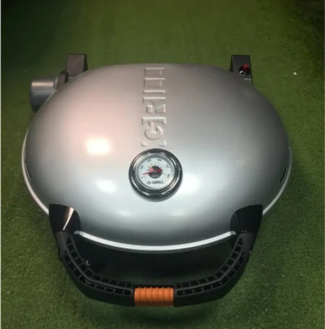 Портативний газовий гриль O-Grill 600T 58,5x21,5x56,7 см металевий срібний