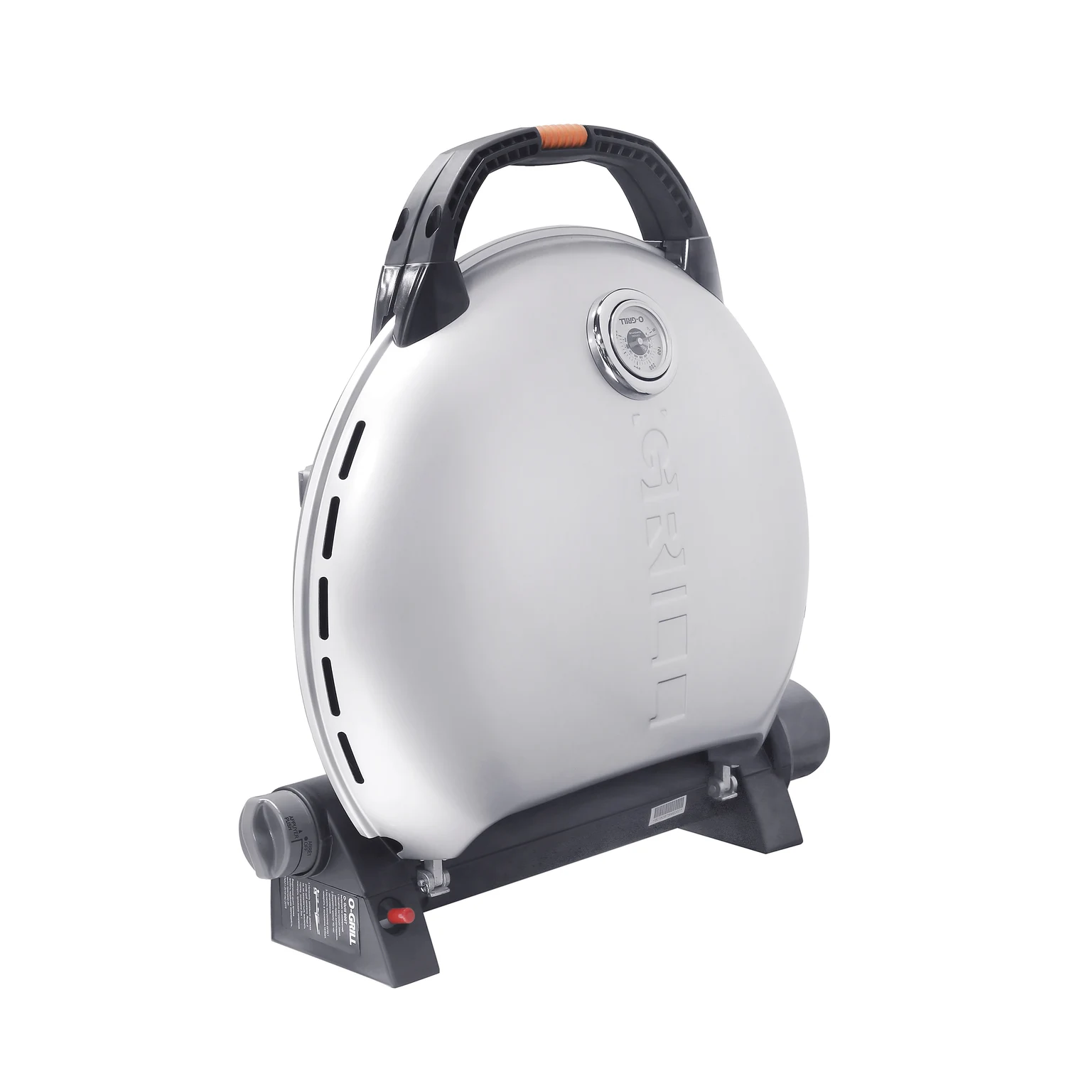 Портативний газовий гриль O-Grill 600T 58,5x21,5x56,7 см металевий срібний