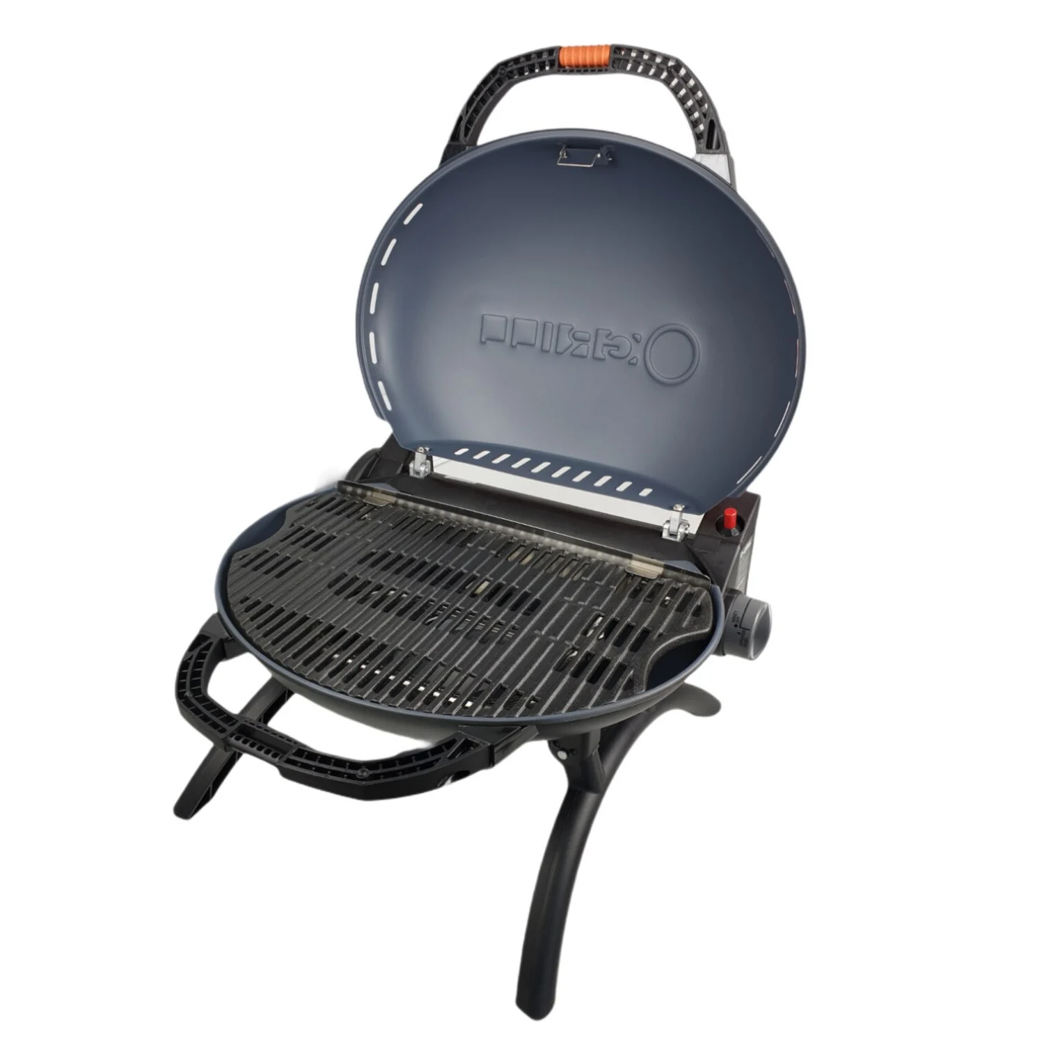 Портативний газовий гриль O-Grill 600T 58,5x21,5x56,7 см металевий срібний