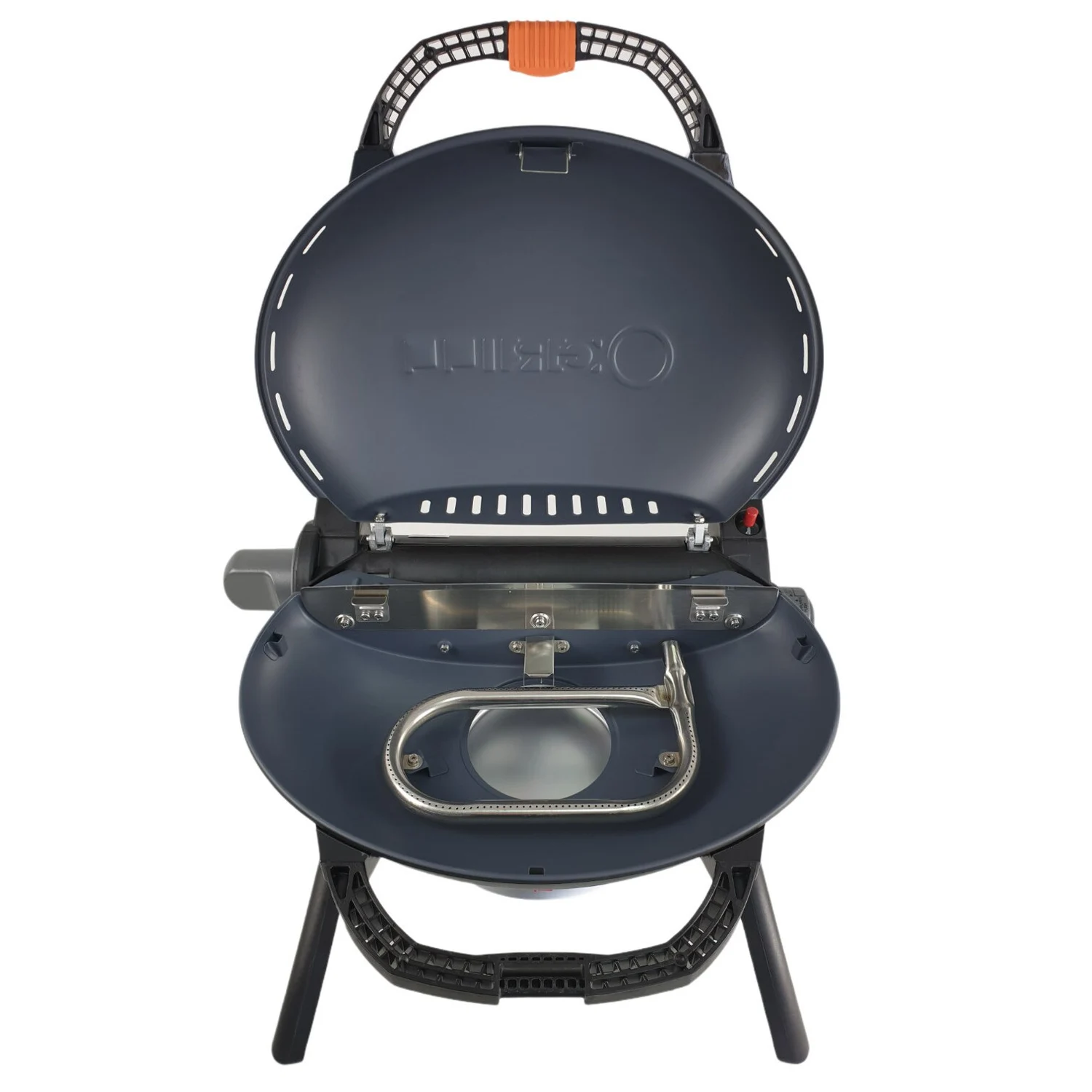 Портативний газовий гриль O-Grill 600T 58,5x21,5x56,7 см металевий срібний