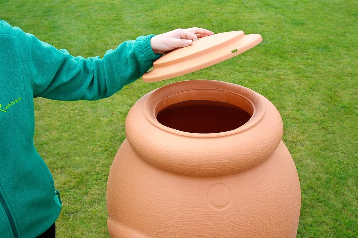 Резервуар для дощової води 360 л HDPE антрацитовий 720x800x1200 мм