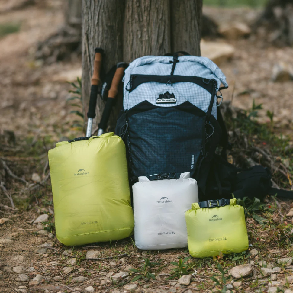Гермомішок Naturehike CNK2550XB012 2 л поліамід жовтий 19,5х9,5х18,5 см