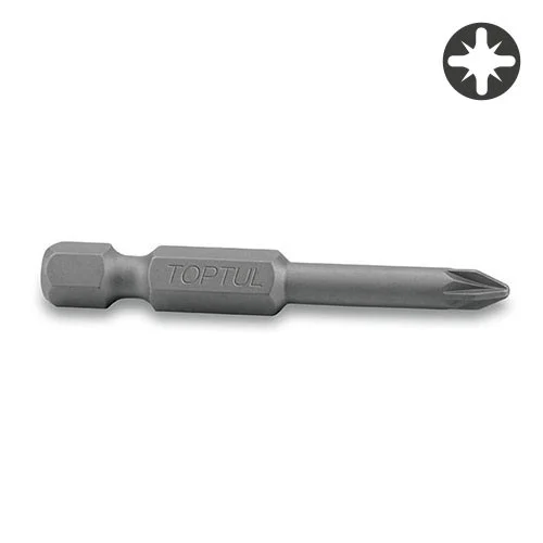 Насадка для шуруповерта PZ2 50мм 1/4" TOPTUL FSRA0802