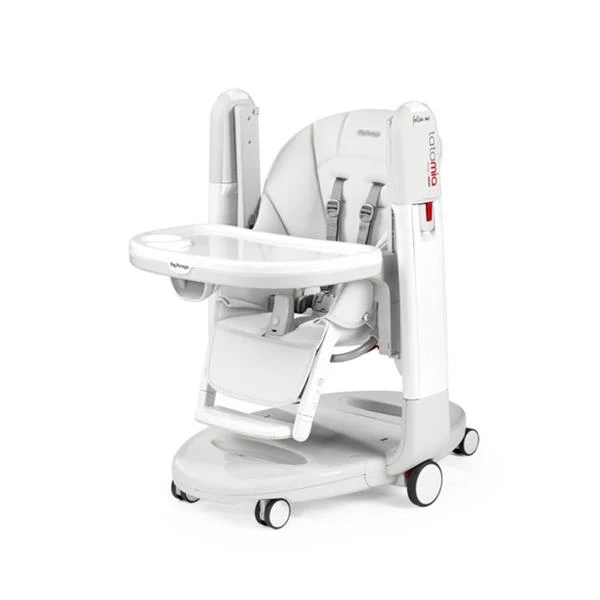 Стульчик для кормления Peg-Perego Tatamia Follow Me 59х107х78 см Эко-кожа Белый