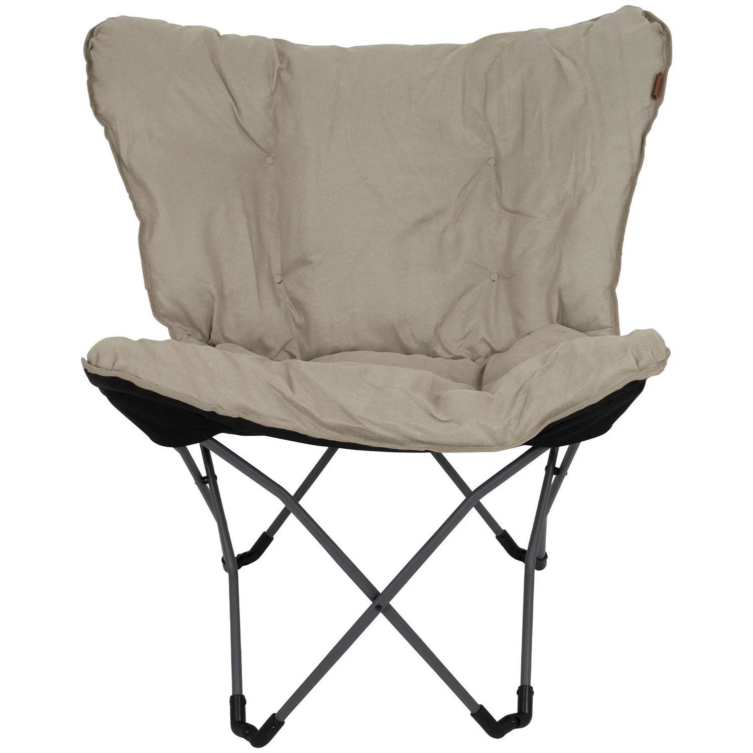 Крісло розкладне Bo-Camp Redbridge L 81х50 см Polyester 600D Oxford сіре