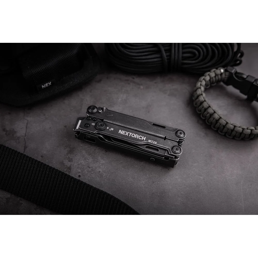 Мультитул Nextorch Pioneer MT20 14 функцій нержавіюча сталь 109х39х28 мм сірий