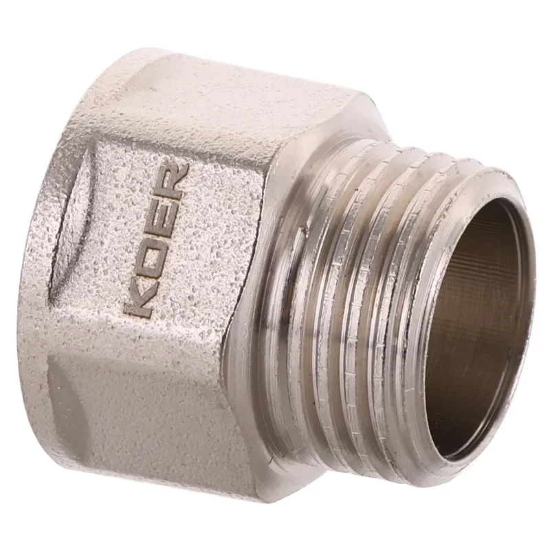 Подовжувач 1/2" Koer WM.E06-15.WN латунь 15 мм