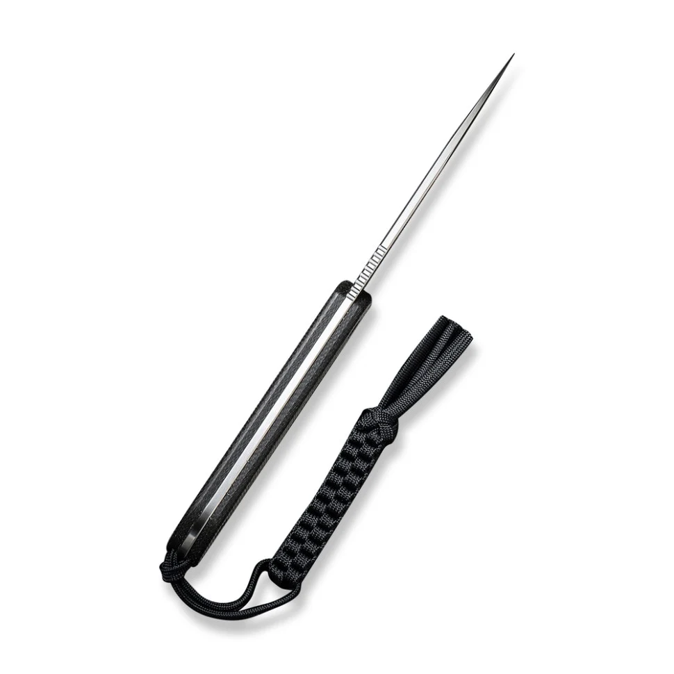 Ніж тактичний Civivi Elementum C2105B фіксований D2 101 мм Micarta чорний