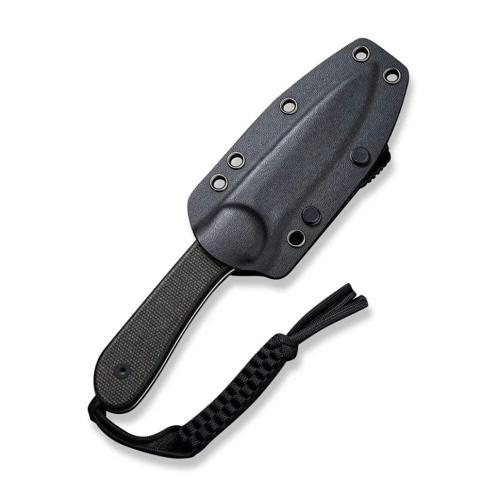 Ніж тактичний Civivi Elementum C2105B фіксований D2 101 мм Micarta чорний