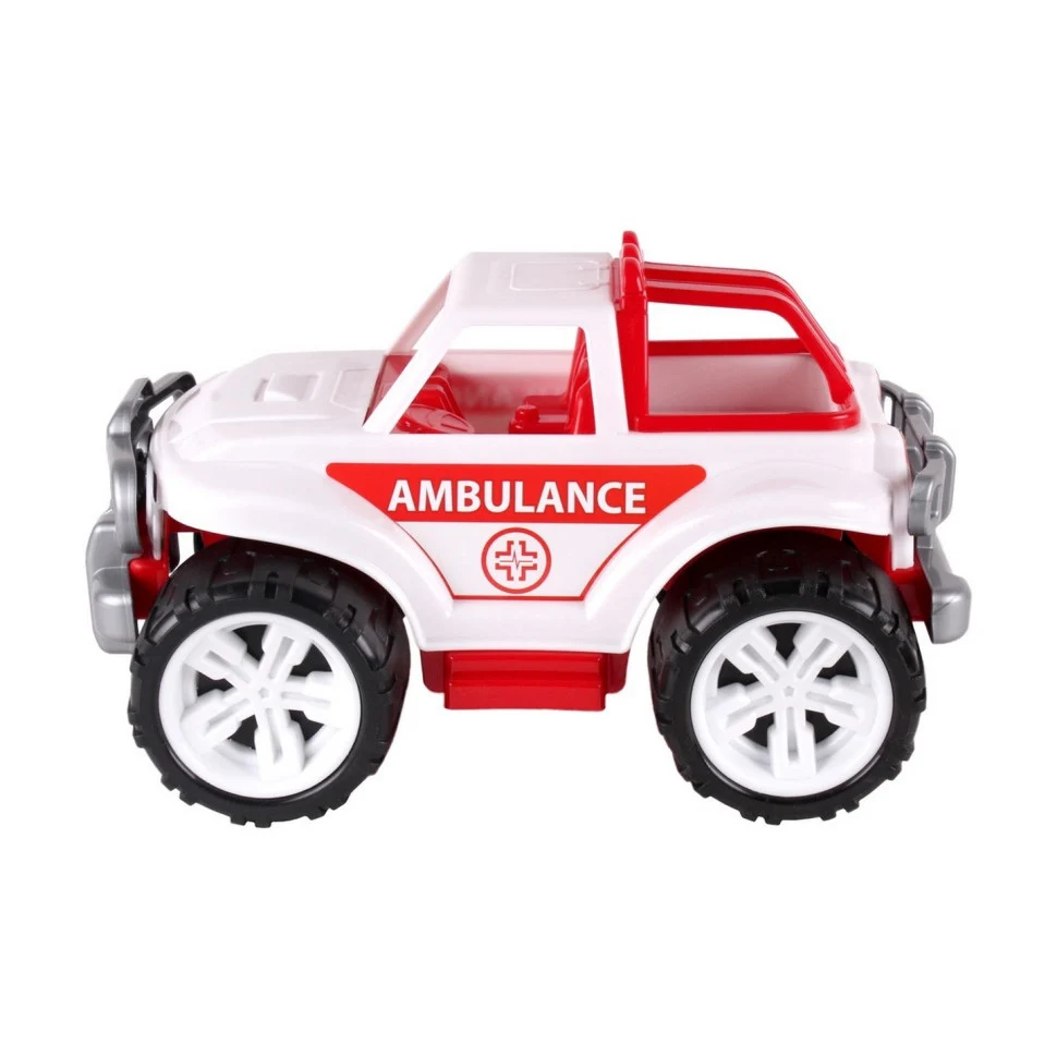 Детская машинка Внедорожник Ambulance 35 см пластик різнобарвний