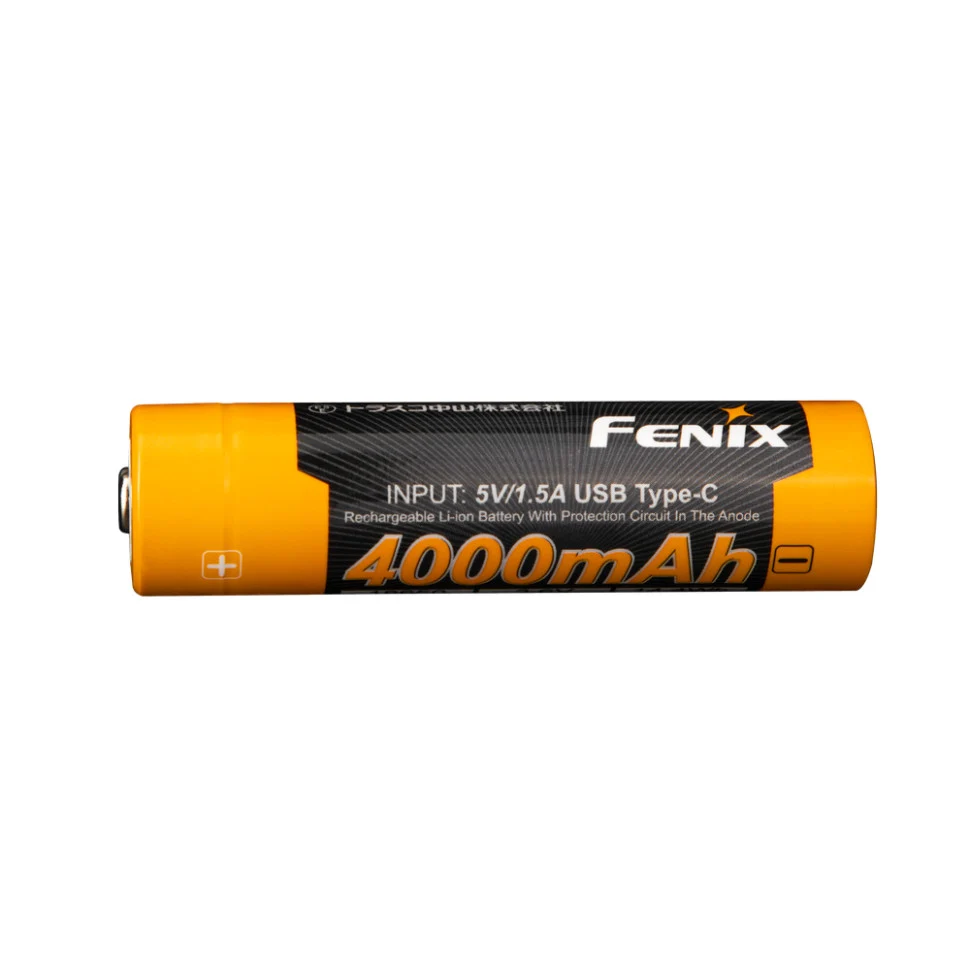 Акумулятор 18650 Fenix ARB-L18-4000U 4000 мАгод 3,6 В Type-C 72х18,75 мм